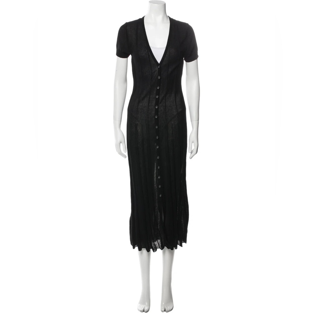 Jacquemus Black Button-Front Maxi Dress